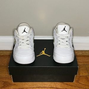 Jordan 5 Retro Low, Wolf Grey (Toddler 7c)